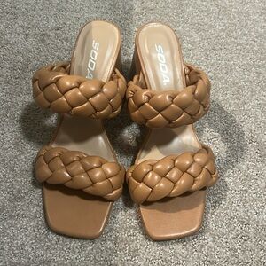 Braided Heels by Soda